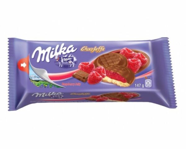 Печенье Milka Jaffa Raspberry 147 гр (24)