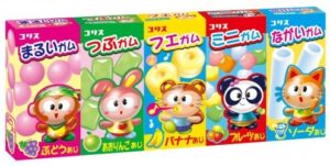 Жевательная резинка Coris Ассорти (лимонад, виноград, зеленое яблоко банан, фрукты (10)