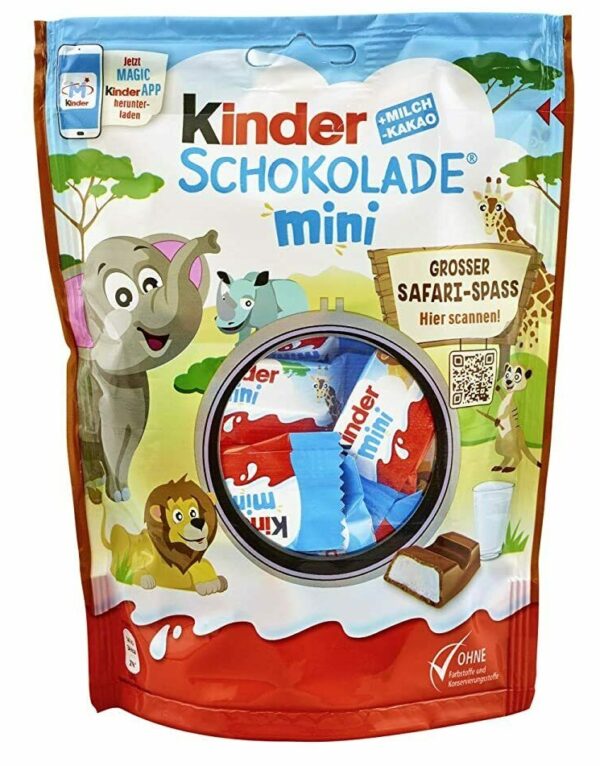 Kinder Chocolade-Mini 120гр Пакет