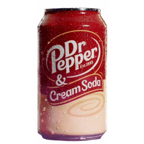 Газированный напиток Dr. Pepper Cream Soda 355мл (12) США