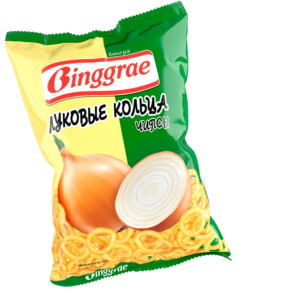 Чипсы Binggrae Луковые кольца 50 гр (30)