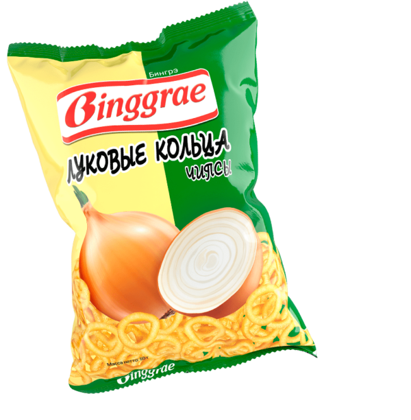 Чипсы Binggrae Луковые кольца 50 гр (30)