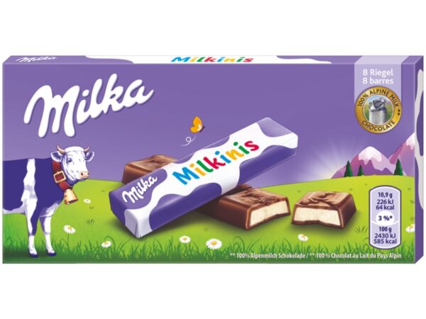 Шоколадная плитка Milka Milkinis 87.5 гр (20)