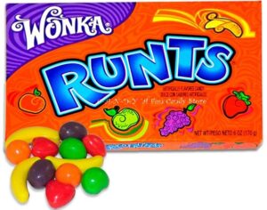 Драже Wonka Runts в форме фруктов 148 гр.(12)