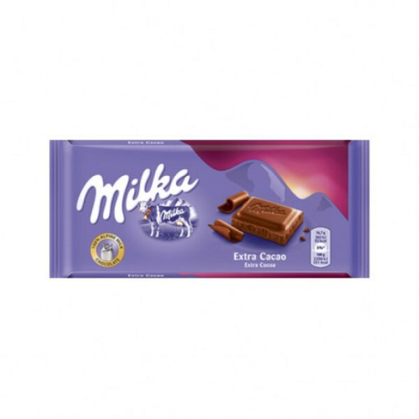 Шоколадная плитка Milka Extra Cacao Dark 100 гр (23)