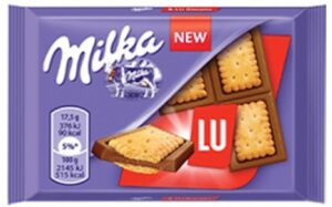 Шоколадная плитка Milka Lu 35 гр (20) Шоколадная плитка Milka Lu 35 гр (20)