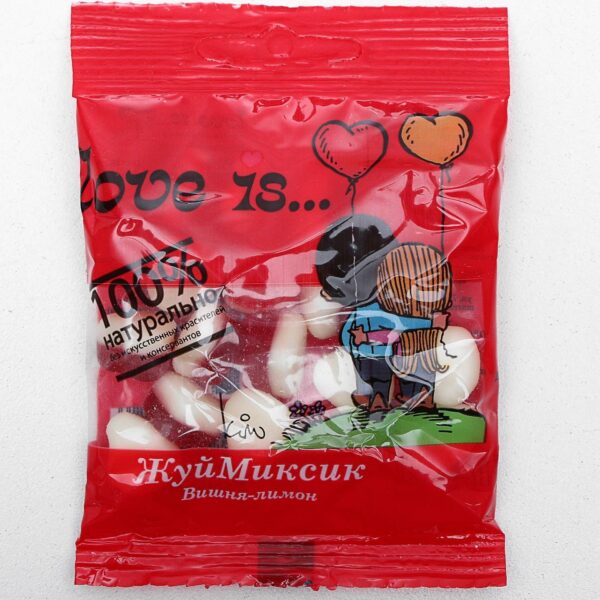 Мармелад Love is ЖуйМиксик Вишня-Лимон 20 гр (УПАКОВКА 20 ШТ)