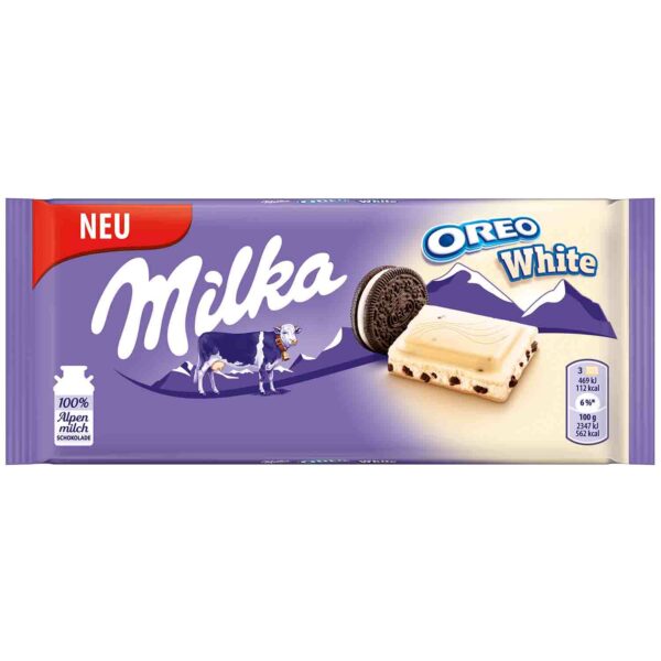 Шоколадная плитка Milka Oreo Вайт 100 гр (22)