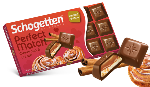 Шоколадная плитка Schogetten Пёфект Корица/Крем 100 гр. (15) Лимитированная серия