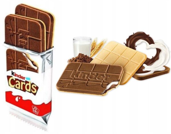 Печенье Kinder Cards 25.6гр