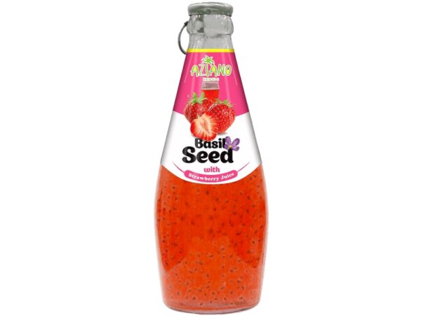 Газированный напиток Aziano Клубника 350мл (12)
