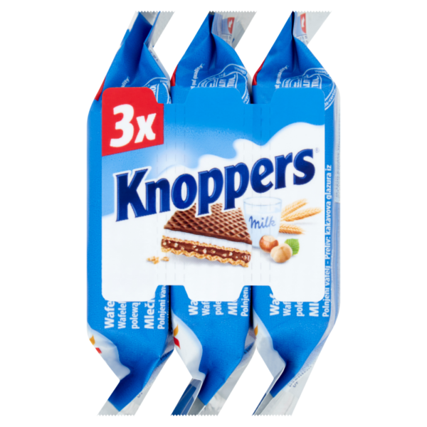 Вафельное печенье Шторк Knoppers Baton 3*25 гр