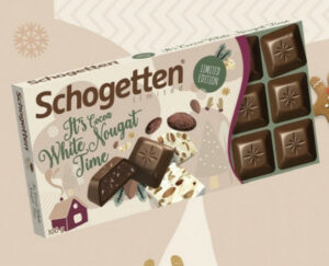 Шоколадная плитка Schogetten 100 гр. Белая Нуга  (15) Лемитированная серия Шоколадная плитка Schogetten 100 гр. Белая Нуга  (15) Лемитированная серия