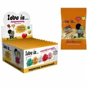 Мармелад Love is ЖуйМиксик Клубника-Банан 20 гр (УПАКОВКА 20 ШТ) Мармелад Love is ЖуйМиксик Клубника-Банан 25 гр (УПАКОВКА 20 ШТ)