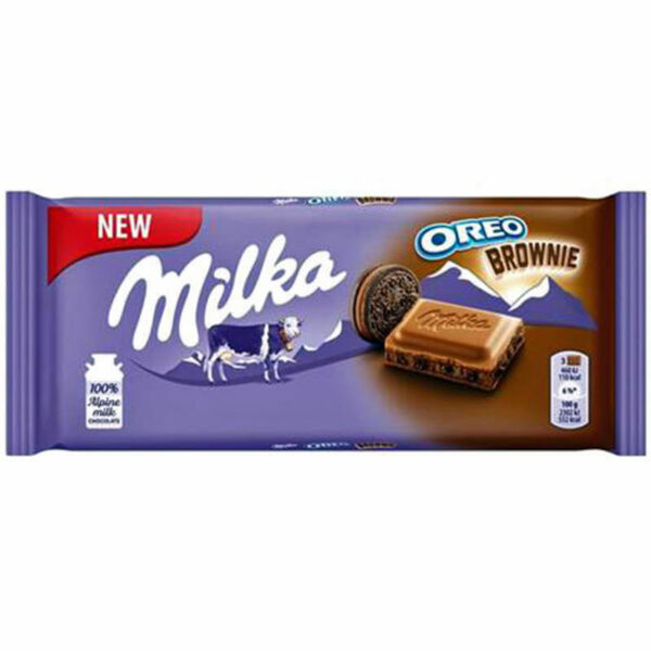 Шоколадная плитка Milka Орео Брауни 100 гр (22)