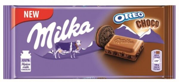 Шоколадная плитка Milka Орео Брауни 100 гр (22)