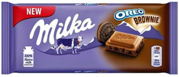 Шоколадная плитка Milka Орео Брауни 100 гр (22)