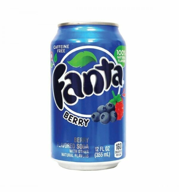 Газированный напиток Fanta Berry (Ягодный) 355мл (12) США