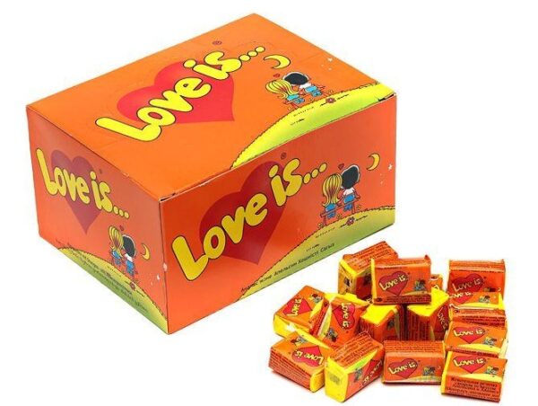 Жевательная резинка Love is Апельсин-Ананас (100)