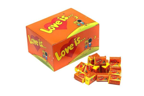 Жевательная резинка Love is Апельсин-Ананас (100)