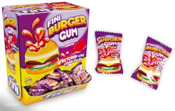 Жевательная резинка Fini Бургер 5 гр (УПАКОВКА 200)