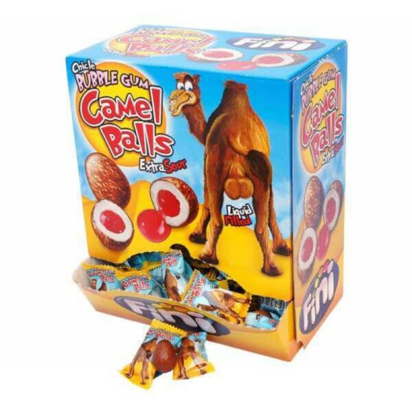 Жевательная резинка Fini Сamel Balls Bubble Gum 5 гр (УПАКОВКА 200)