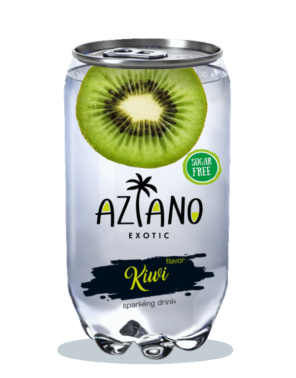 Газированный напиток Aziano Kиви 350мл (12)