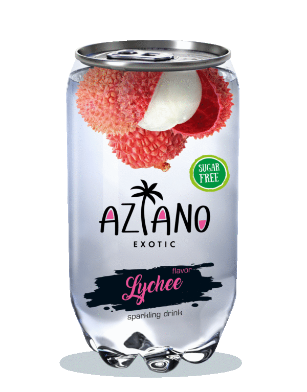 Газированный напиток Aziano Личи 350мл (12)