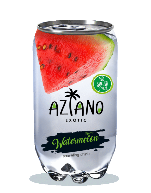 Газированный напиток Aziano Арбуз 350мл (12)