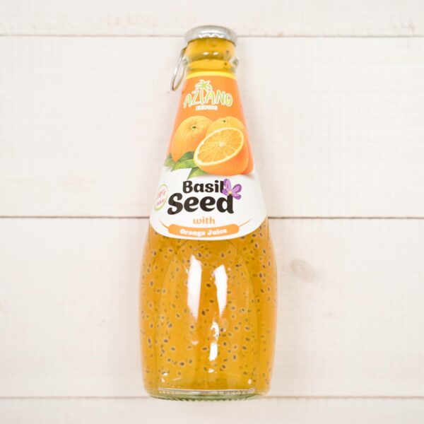 Aziano Апельсин с семенами базилика 290 ml (24)