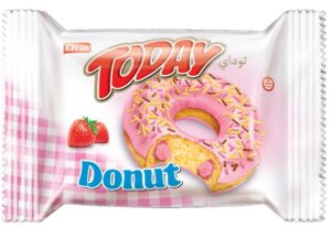 Пончики Donut со вкусом клубники 40 гр (24) Пончики Donut со вкусом клубники 40 гр (24)