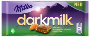 Шоколадная плитка Milka Дарк Альмонд 100 гр (25) Шоколадная плитка Milka Дарк Альмонд 100 гр (25)