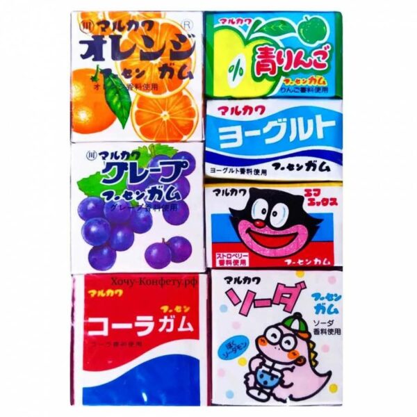 Жевательная Резинка Marukawa Микс вкусов 36,6гр  7 фруктов (15)