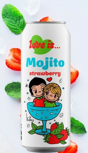Газированный напиток Love is Мохито Клубника 450 мл.
