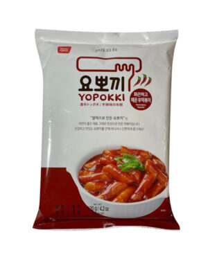 Рисовые клецки (топокки) с острым пряным соусом “Hot & Spicy Topokki” 120г ПАЧКА (20) Рисовые клецки (топокки) с острым пряным соусом "Hot & Spicy Topokki" 120г пачка