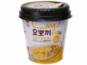 Рисовые клецки(топокки)слив-луков соус "Golden Onion butter Topokki(rice cake)"120г СТАКАН