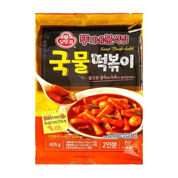 Рисовые клецки (топокки) с острым соусом "Rice Tteok-bokki" 426 г ПАЧКА