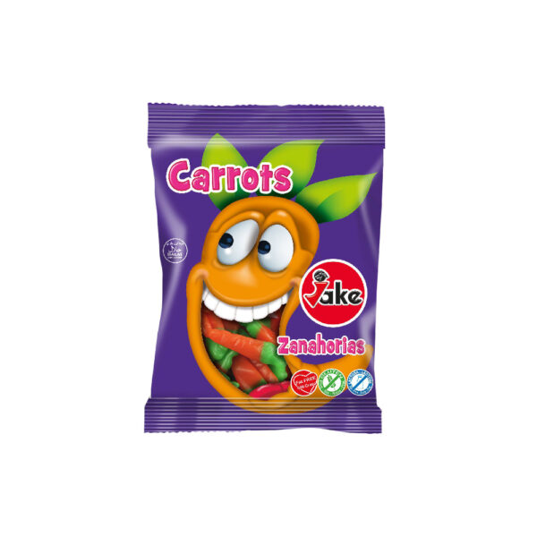 Мармелад жевательный JAKE Морковки 100гр (12)