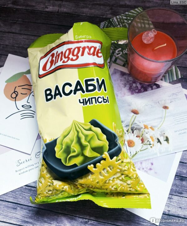 Чипсы Бингре Васаби 50 гр  (30)