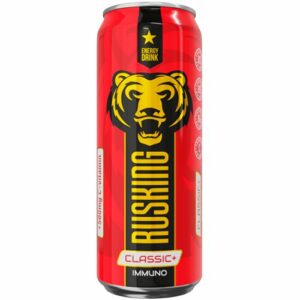 Энергетический напиток Rusking Classik+ 450мл (12) Энергетический напиток газированный "РУСКИНГ+"  0,45 л. ж/б (12)
