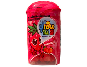 Жев.резинка драже Lotte Fusen Клубника 15гр (УПАКОВКА 10 шт)