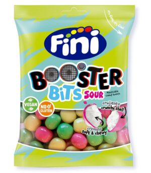 Жев.конфеты Фини "BOOSTER BITS SOUR" Клубника-Малина 90 гр (12) БЕЗ ГЛЮТЕНА (12)