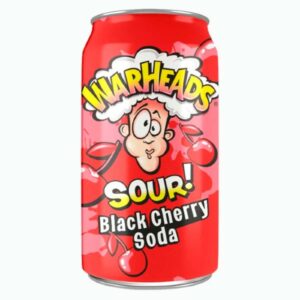 Газированный напиток Warheads Sour Black Cherry (Кислая Черная Вишня) 355 мл (12) США Напиток б/а газированый Warheads Кислая Черная Вишня 355 мл