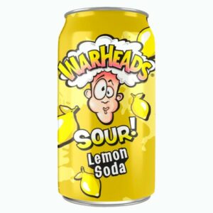 Газированный напиток Warheads Sour Lemon (Кислый Лимон) 355 мл (12) США Напиток б/а газированый Warheads Кислый Лимон 355 мл