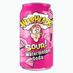 Газированный напиток Warheads Sour Watermelon (Кислый Арбуз) 355 мл (12) США Напиток б/а газированый Warheads Кислый Арбуз 355 мл