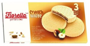 Вафли Fiorella Кранчи в белом шоколаде с лесными орехами 60г (24) Вафли Фиорелла Кранчи в белом шоколаде с лесными орехами 60г (24)
