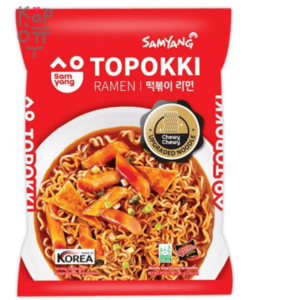 Лапша Samyang Ramen Topokki острая со вкусом курицы 80гр (40) Лапша Samyang ХОТ ЧИКЕН РАМЕН Топокки острая со вкусом курицы 80гр (40)