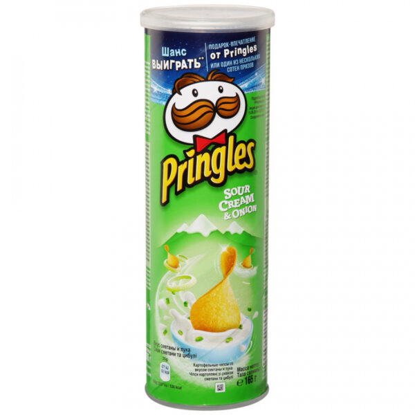 Чипсы Pringles Сметана и Лук 165 г (19)