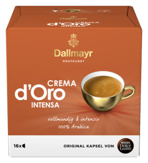 Кофе в капсулах Nescafe Dolce Gusto Dalmayr Crema d'Oro Intensa 16кап,112гр