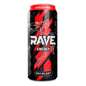Энергетический напиток Rave Energy Red Blast (Арбуз-Клубника) 500мл (12) Энергетический напиток "Рейв Энерджи РЕД БЛАСТ" 0,5 л. ж/б
